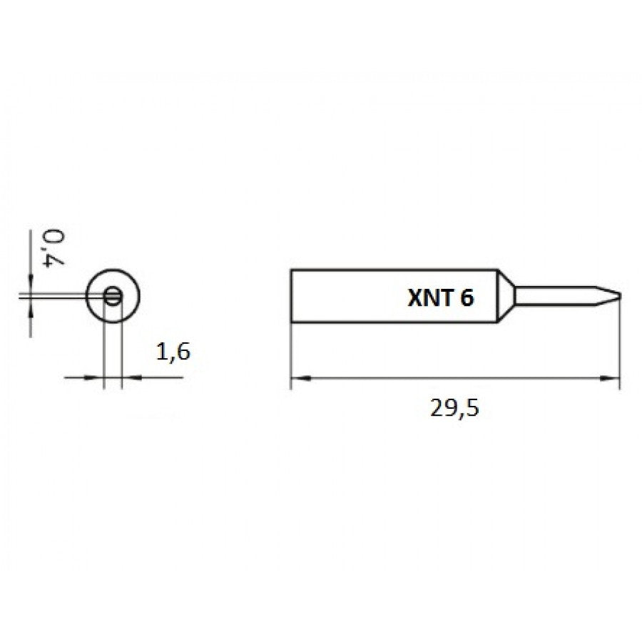 XNT6 - Chisel tip XNT6 - Chisel tip